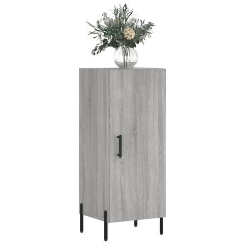 Buffet Sonoma gris 34,5x34x90 cm Bois d'ingénierie - Photo n°3; ?>