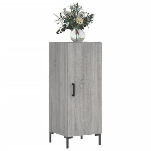 Buffet Sonoma gris 34,5x34x90 cm Bois d'ingénierie - Photo n°3; ?>