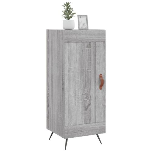 Buffet Sonoma gris 34,5x34x90 cm Bois d'ingénierie - Photo n°3; ?>