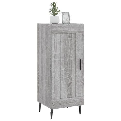 Buffet Sonoma gris 34,5x34x90 cm Bois d'ingénierie - Photo n°3; ?>