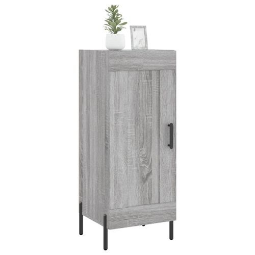 Buffet Sonoma gris 34,5x34x90 cm Bois d'ingénierie - Photo n°3; ?>