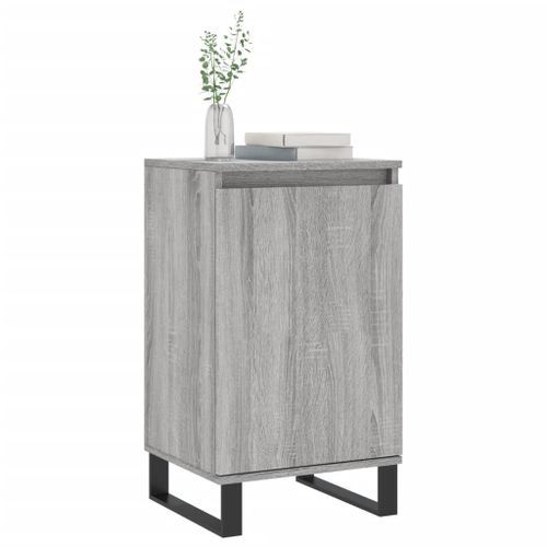 Buffet sonoma gris 40x35x70 cm bois d'ingénierie - Photo n°3; ?>