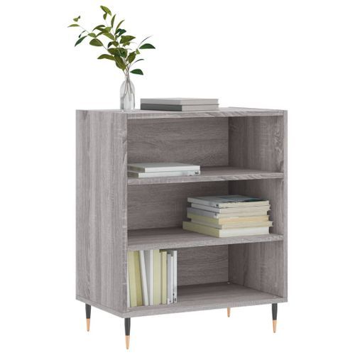 Buffet sonoma gris 57x35x70 cm bois d'ingénierie - Photo n°3; ?>