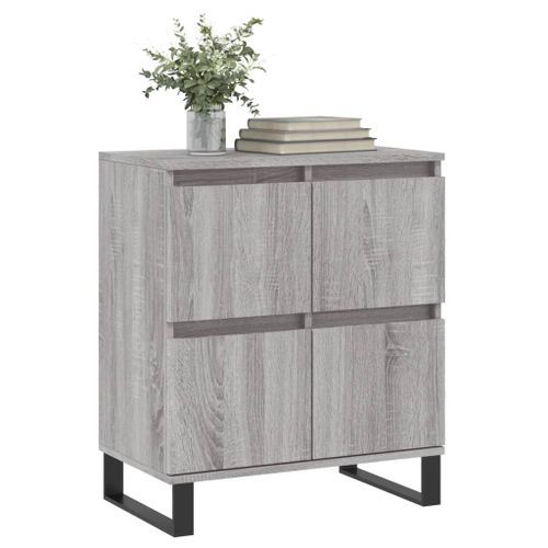 Buffet Sonoma gris 60x35x70 cm Bois d'ingénierie - Photo n°3; ?>