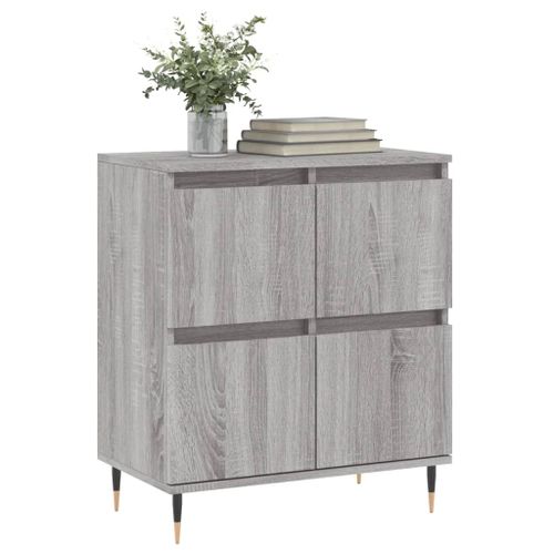 Buffet Sonoma gris 60x35x70 cm Bois d'ingénierie - Photo n°3; ?>