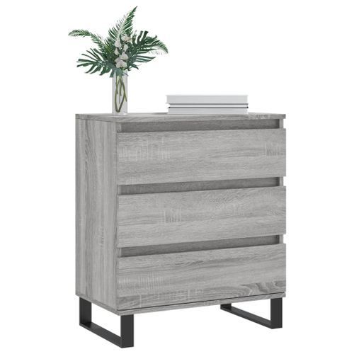 Buffet Sonoma gris 60x35x70 cm Bois d'ingénierie - Photo n°3; ?>