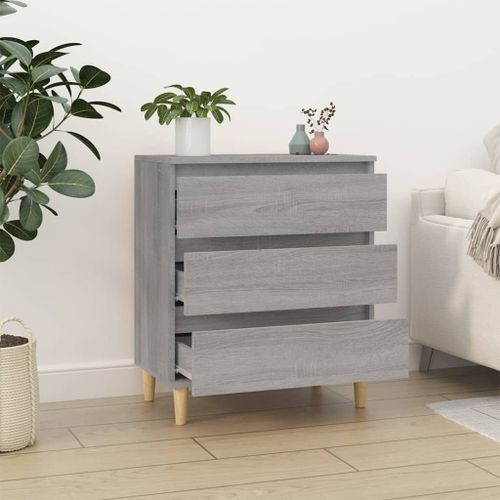 Buffet Sonoma gris 60x35x70 cm Bois d'ingénierie - Photo n°3; ?>