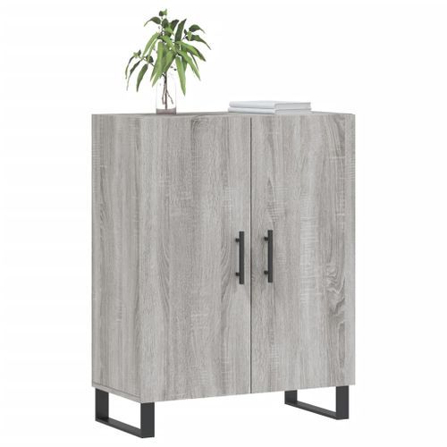 Buffet sonoma gris 69,5x34x90 cm bois d'ingénierie - Photo n°3; ?>