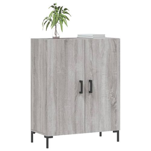 Buffet sonoma gris 69,5x34x90 cm bois d'ingénierie - Photo n°3; ?>