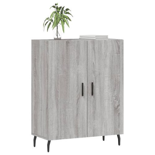 Buffet sonoma gris 69,5x34x90 cm bois d'ingénierie - Photo n°3; ?>