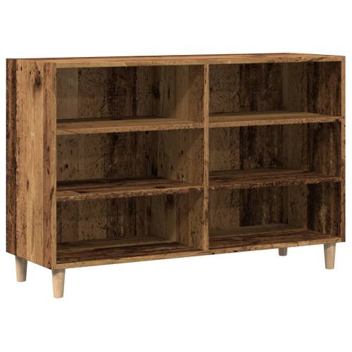 Buffet vieux bois 103,5x35x70 cm bois d'ingénierie - Photo n°2; ?>