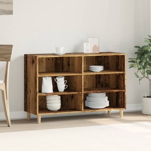 Buffet vieux bois 103,5x35x70 cm bois d'ingénierie - Photo n°3; ?>