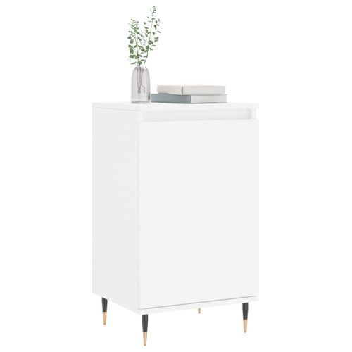 Buffets 2 pcs blanc 40x35x70 cm bois d’ingénierie - Photo n°3; ?>