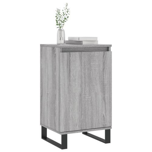 Buffets 2 pcs sonoma gris 40x35x70 cm bois d'ingénierie - Photo n°3; ?>