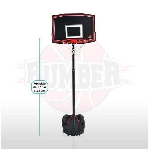 BUMBER Panier de Basket Phoenix réglable - 260 cm Basketball - Photo n°2; ?>