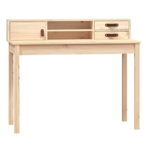 Bureau 110x50x93 cm Bois massif de pin - Photo n°2; ?>