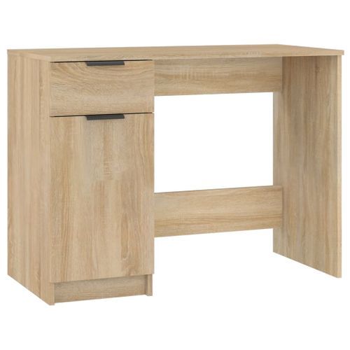 Bureau Chêne sonoma 100x50x75 cm Bois d'ingénierie - Photo n°2; ?>