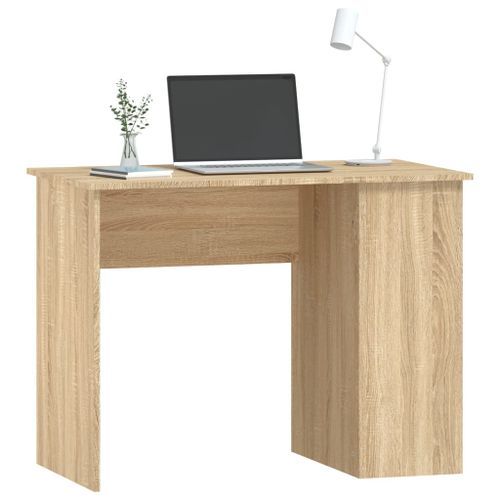 Bureau chêne sonoma 100x55x75 cm bois d'ingénierie - Photo n°3; ?>