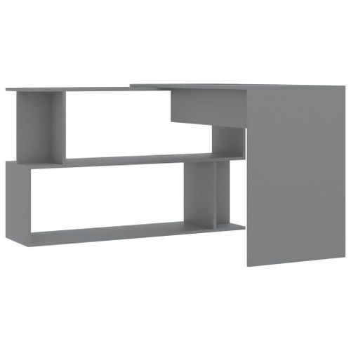 Bureau d'angle Gris 200x50x76 cm - Photo n°2; ?>