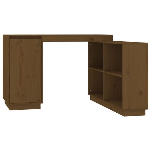 Bureau Marron miel 110x50x75 cm Bois massif de pin - Photo n°2; ?>