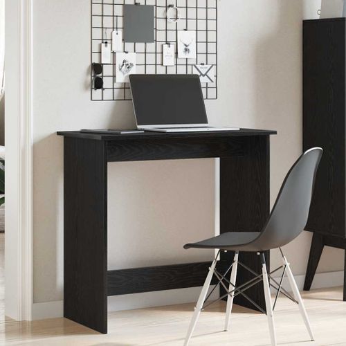 Bureau Noir 80x40x75 cm - Photo n°3; ?>