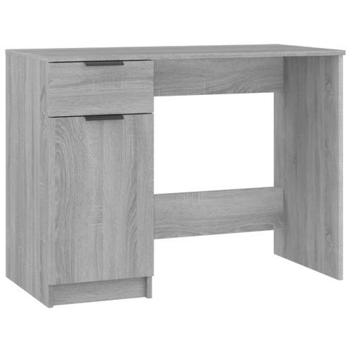 Bureau Sonoma gris 100x50x75 cm Bois d'ingénierie - Photo n°2; ?>