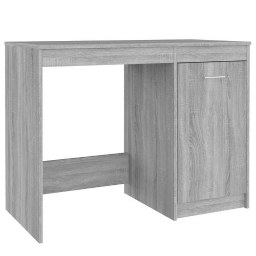 Bureau Sonoma gris 100x50x76 cm Bois d'ingénierie - Photo n°2; ?>