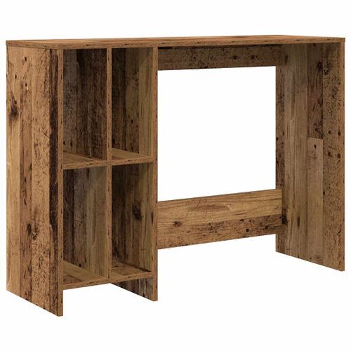 Bureau vieux bois 102,5x35x75 cm bois d'ingénierie - Photo n°2; ?>