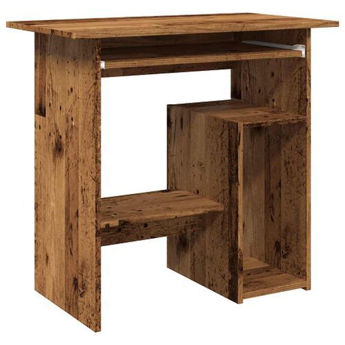 Bureau vieux bois 80x45x74 cm bois d'ingénierie - Photo n°2; ?>