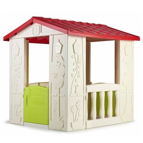 Cabane pour enfant HAPPY - FEBER - Maison pour jardin avec portillon - Photo n°2; ?>