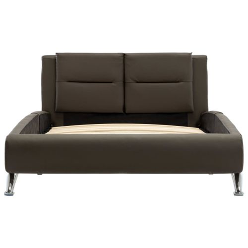 Cadre De Lit Gris Similicuir 90 X 200 Cm 6 17 Cadre de lit Gris Similicuir 90 x 200 cm 6 - Photo n°3; ?>