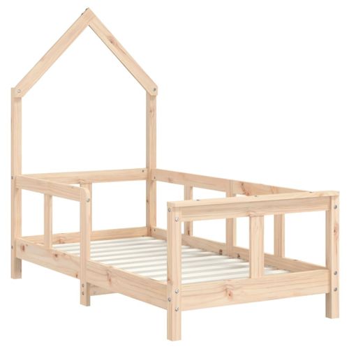 Cadre de lit pour enfant 70x140 cm bois de pin massif - Photo n°3; ?>