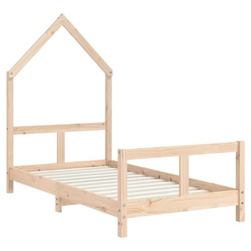 Cadre de lit pour enfant 80x160 cm bois de pin massif - Photo n°3; ?>