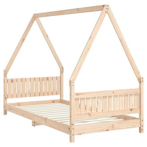 Cadre de lit pour enfant 90x190 cm Bois de pin massif - Photo n°3; ?>