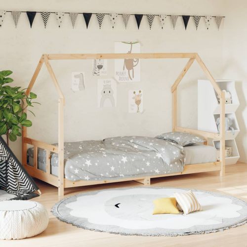 Cadre de lit pour enfant 90x190 cm Bois de pin massif - Photo n°2; ?>