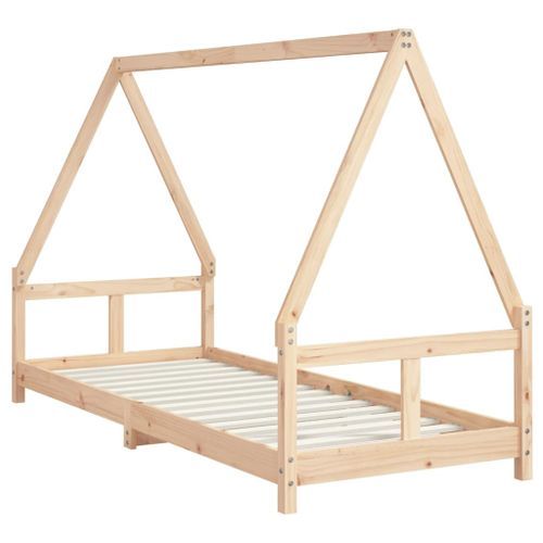 Cadre de lit pour enfants 80x200 cm bois de pin massif - Photo n°3; ?>