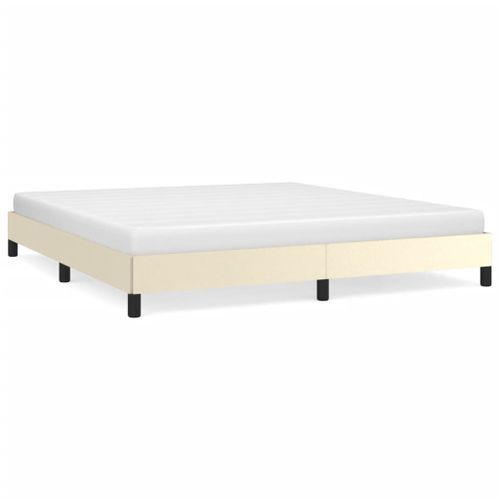 Cadre de lit sans matelas crème 180x200 cm similicuir - Photo n°2; ?>