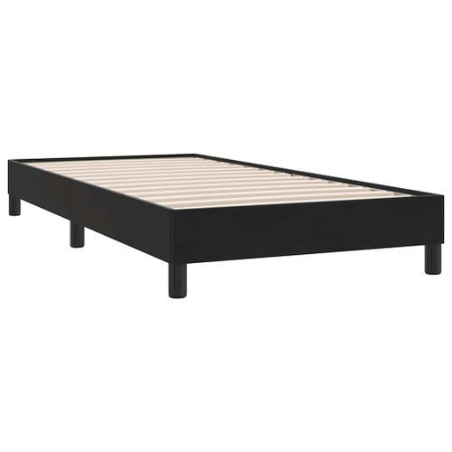 Cadre de lit sans matelas noir 80x220 cm velours - Photo n°2; ?>