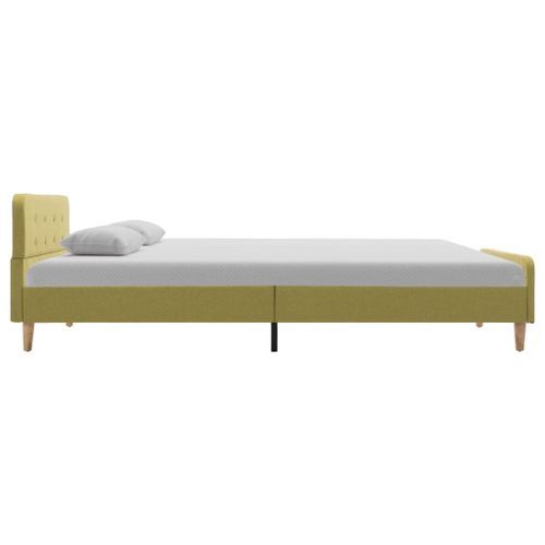 Cadre De Lit Vert Tissu 120 X 200 Cm 6 14 Cadre de lit Vert Tissu 120 x 200 cm 6 - Photo n°2; ?>