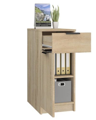 Caisson de bureau RTT H 75 cm - Tiroir et compartiments - Photo n°3; ?>