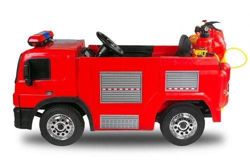Camion de pompier électrique enfant 2 places - Photo n°3; ?>