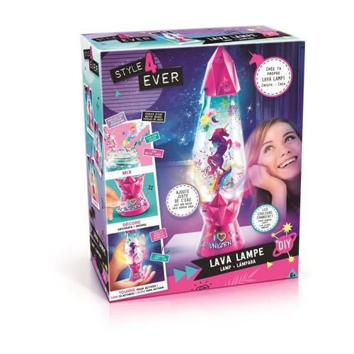 CANAL TOYS - Style 4 Ever - Lava Lampe DIY - Lampe a bulle a personnaliser - 8 ans et + - Photo n°3; ?>