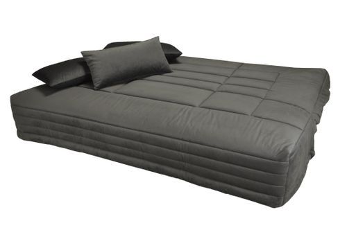 Canapé clic clac tissu avec rangement matelas Bultex 20 cm Sabor 193 cm - Photo n°3; ?>