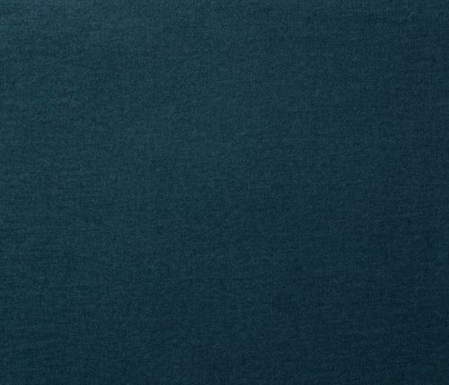 Canapé d'angle droit design matelassé tissu doux brillant bleu minuit et pied noir Kazane 275 cm - Photo n°3; ?>
