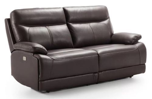 Canapé de relaxation électrique en cuir Ducka - 2 couleurs - 1, 2 ou 3 places - Photo n°2; ?>
