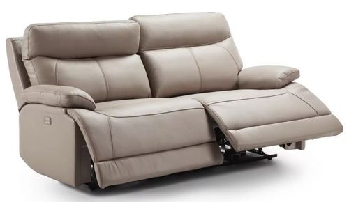 Canapé de relaxation électrique en cuir Ducka - Photo n°3; ?>