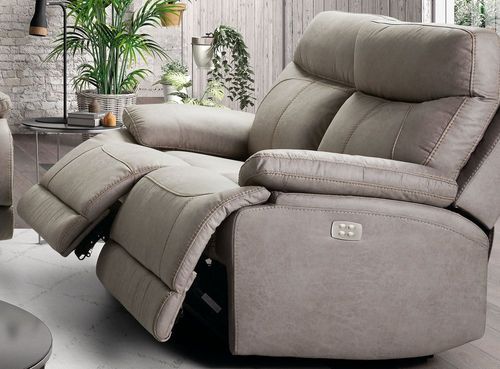 Canapé de relaxation électrique en microfibre Ducka - 2 couleurs - 1, 2 ou 3 places - Photo n°2; ?>