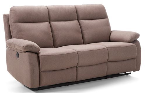 Canapé de relaxation en tissu Karez - manuel ou électrique - 2 couleurs - 1, 2 ou 3 places - Photo n°2; ?>
