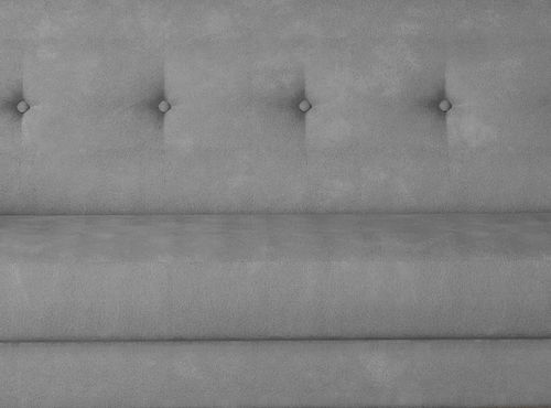 Canapé lit 3 places tissu gris et pieds en bois de hêtre Saline 216 cm - Photo n°3; ?>