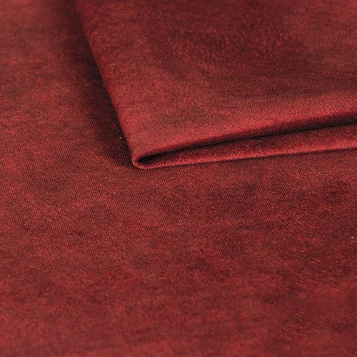 Canapé minimaliste 3/4 places tissu rouge brique Plazo 210 cm - Photo n°3; ?>